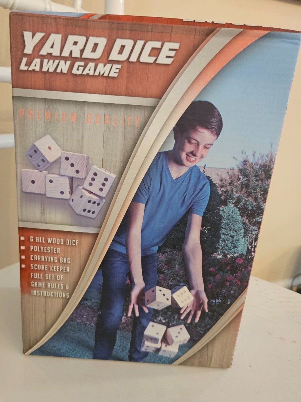 NEW Sealed Yard Dice Lawn Game Wooden Outdoor Dice Set Complete